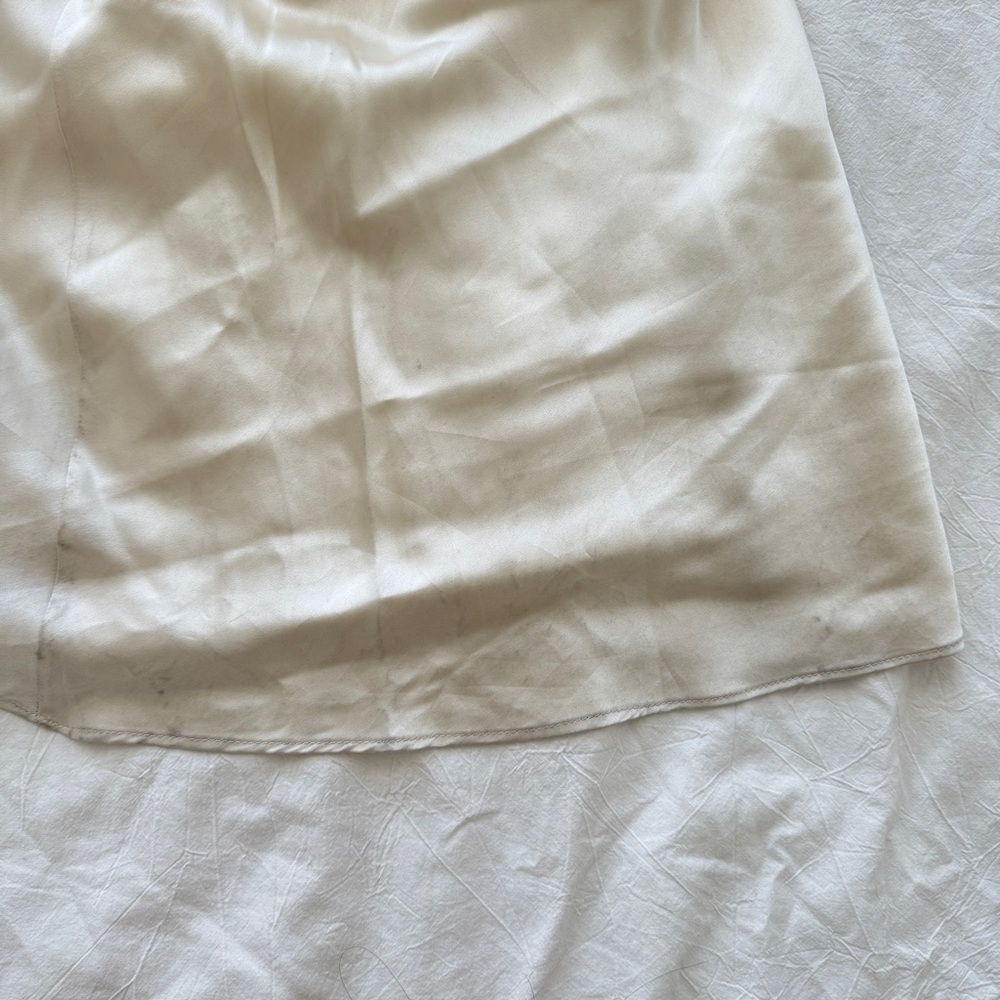 NWT Reformation Jeany Silk Dress - Fior Di Latte - Size Medium - Picture 9 of 9